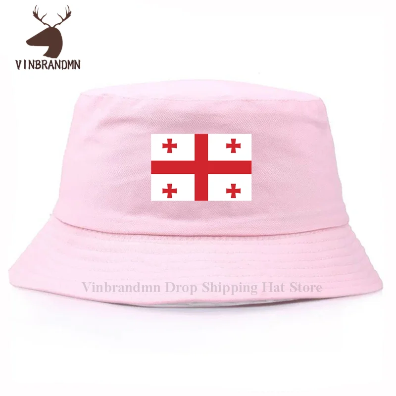 Georgia GEO Georgian baseball cap Fashion 2022 hot sale fishing hat outdoor hip hop summer bucket hat nation flag Spring new hat