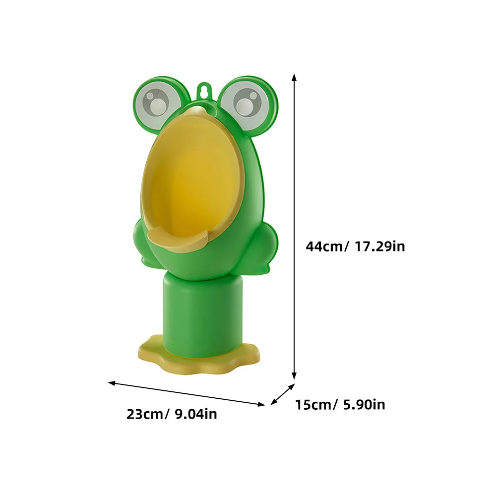 قعادة واقفة للأولاد من مادة البولي بروبيلين، مدرب مبولة ناعم لتنظيف الخزان بتصميم حيوانات كرتونية، مبولة تدريب للأطفال الصغار #5