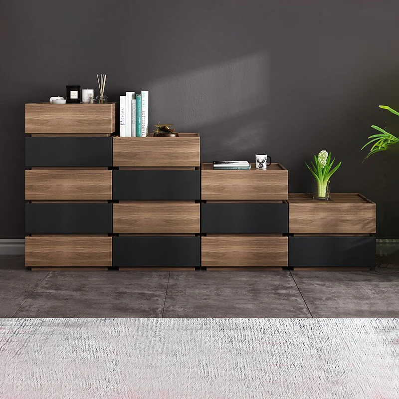 

Nordic modern minimalist combination living room locker bedroom cabinet side cabinet