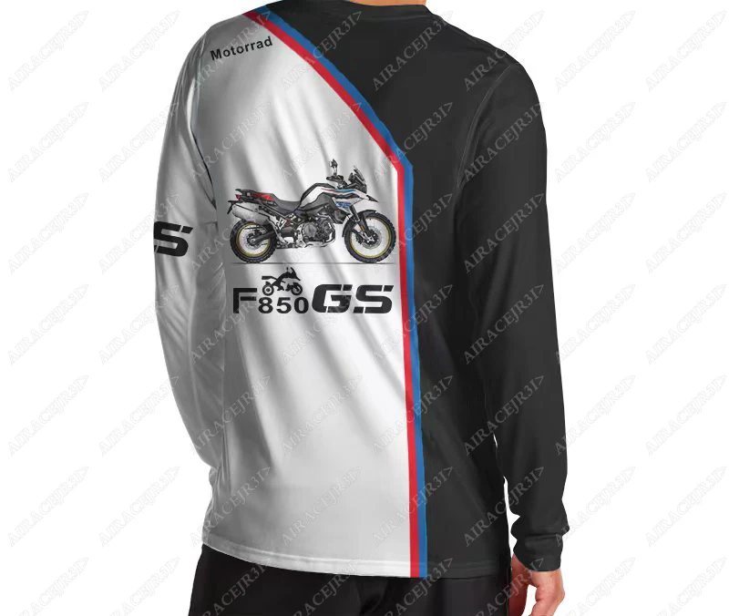 Summer Motorrad For BMW F850 GS Long Sleeve T-Shirt Dynamic Roadster Street Sports Racing Motorcycle Quick Dry Jersey Anti-UV