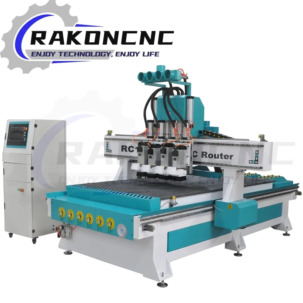 1300*2500 Pemotong Kayu Atc Cnc Router Alat Pertukangan Pembuatan Kabinet