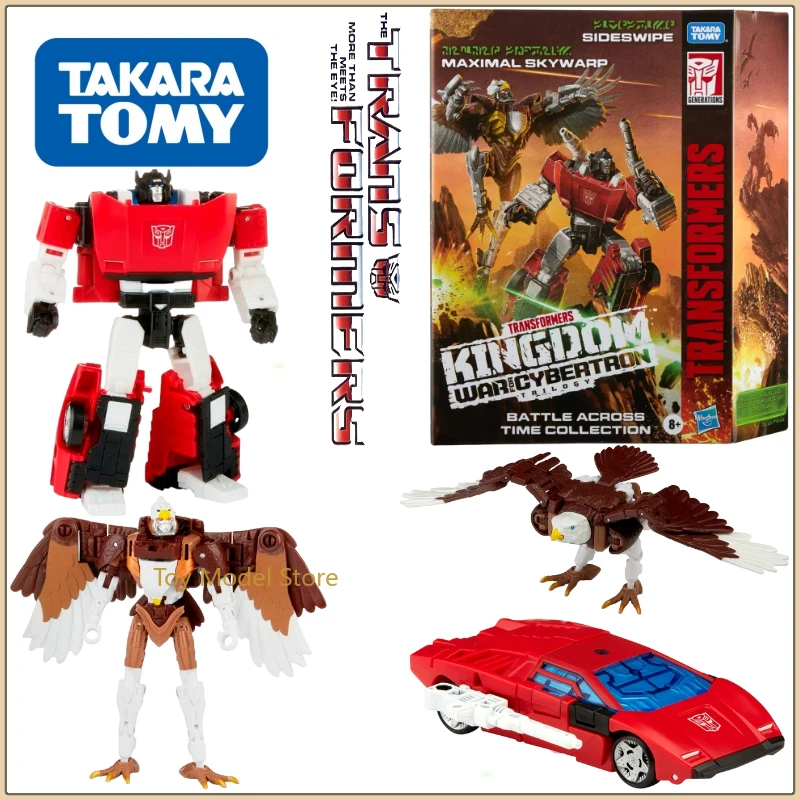 In Stock TM Transformers G Series Kingdom WFC-K42 Skywarp Sideswipe Collect Figure Anime Robot  Action Models Toys Kid Boy Gifts