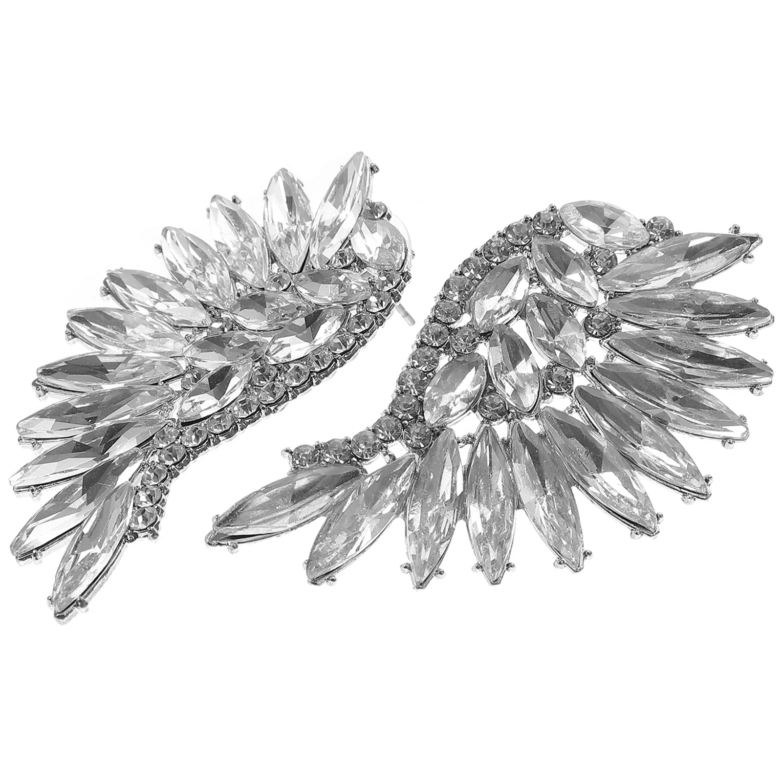 Boho Earrings Fashion for Women Wing Design Dangle Funky Women's Drop & Rhinestone