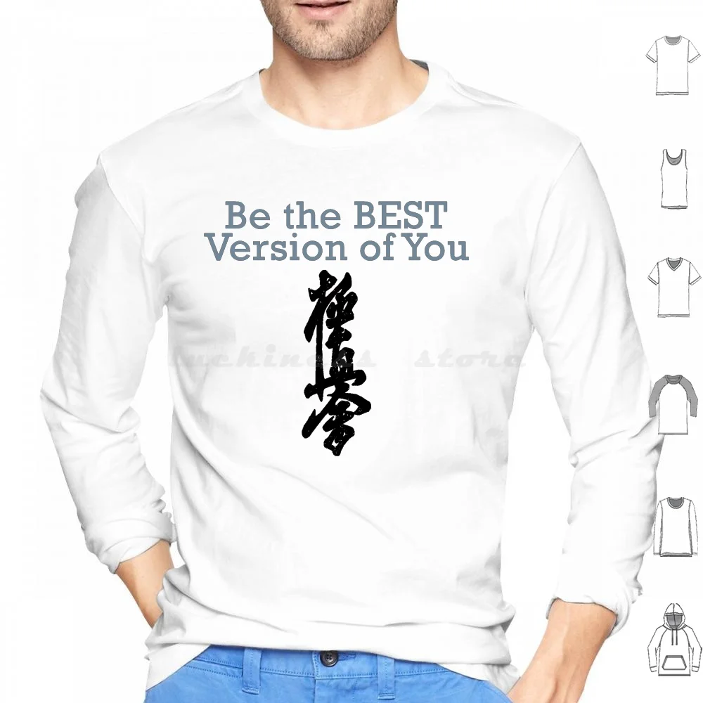 Kyokushin Karate Lesson Hoodies Long Sleeve Kyokushin Karate Fighter Kyokushin Symbol Kyokushin Kai Kyokushin Kan