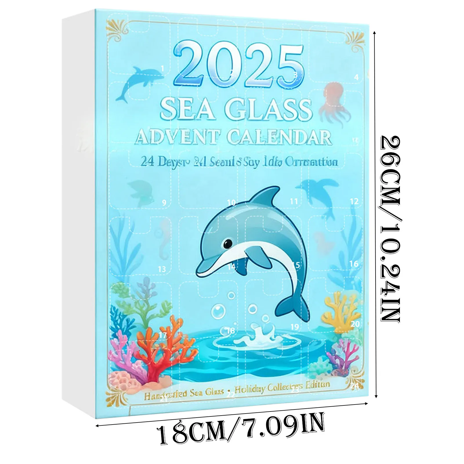 Sand Timer for Kids 30 Minutes Children's Ocean Advent Calendar Christmas 2025 Countdown Advent 1 Hour Sand Timer for Kids