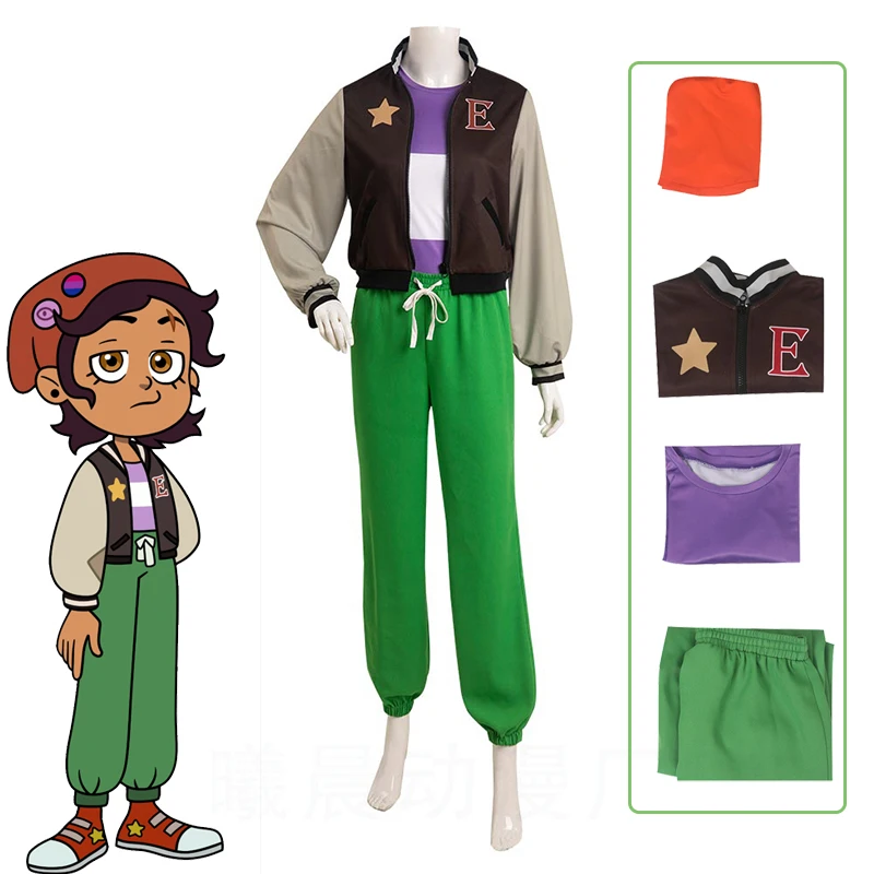 

Anime The Owl TV Luzura House Luz Noceda Cosplay Costume Earth Outfit Halloween Party Coat Pants Set Cool Girl Human Clothes