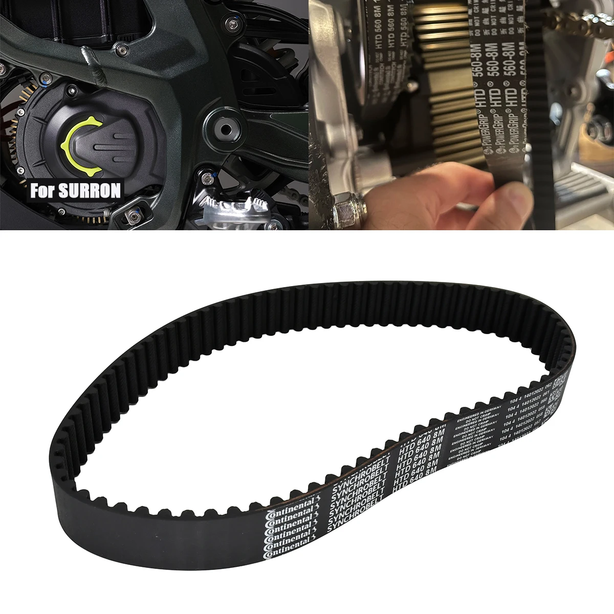 Electric Motorcycle Drive Belts Transmission Belt For Surron Ultra Bee Sur-Ron Sur ron Enduro Dirt Pit Bike