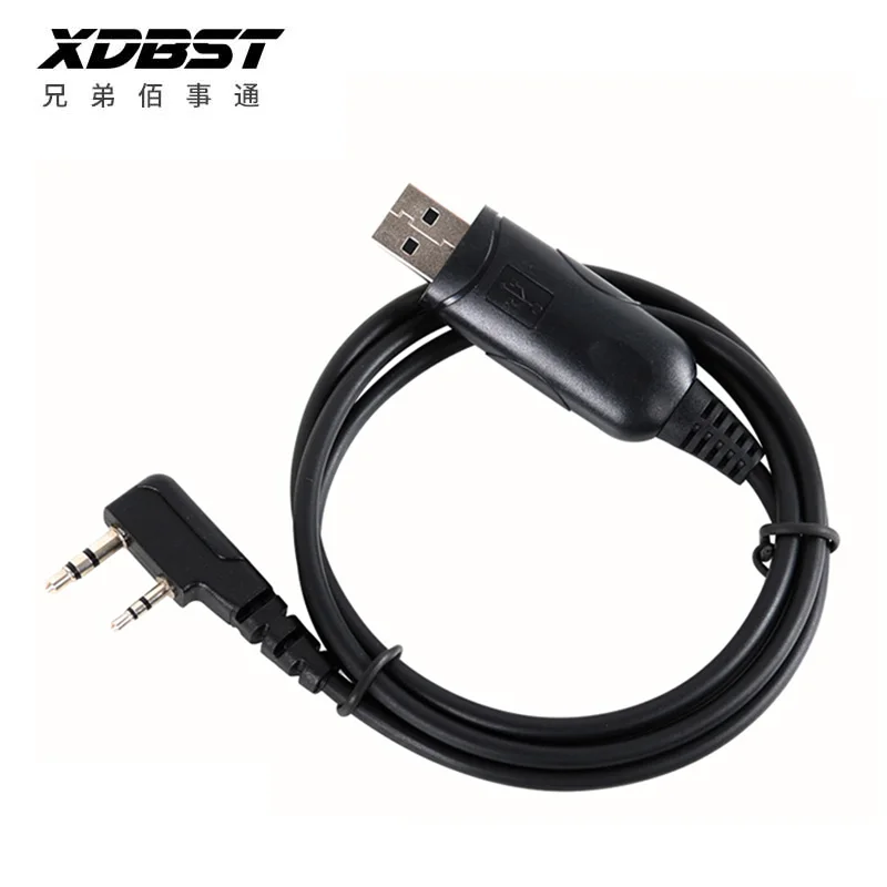 USB Programming Cable With CD for Baofeng UV-5R 82 888S UV-S9PLUS UV-13 16 17 21 Pro Quansheng UV-K5 5R Plus Walkie Talkie Radio