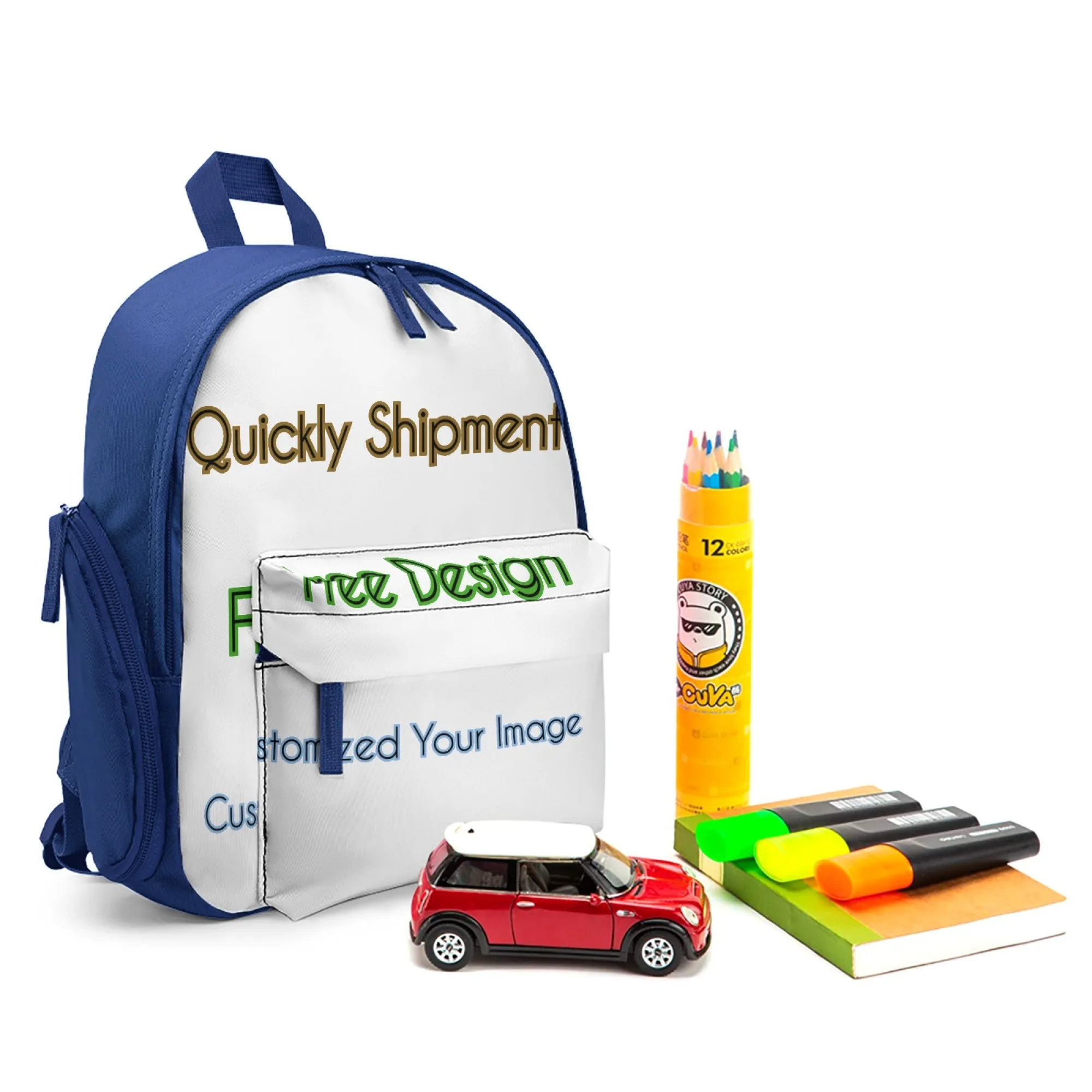 12 pouces mignon Image personnalisée sacs à dos de mode concepteur enfants sac d'école garçons sacs d'école pour filles sac à dos hommes femme collège