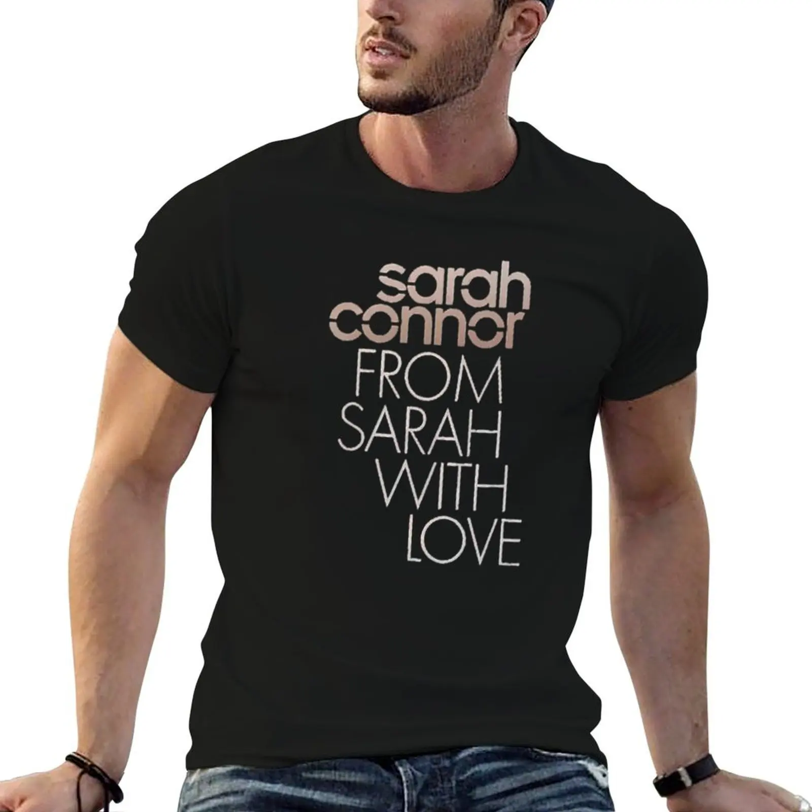 Sarah Connor T-Shirt quick drying Funny t-shirts mens vintage t shirts