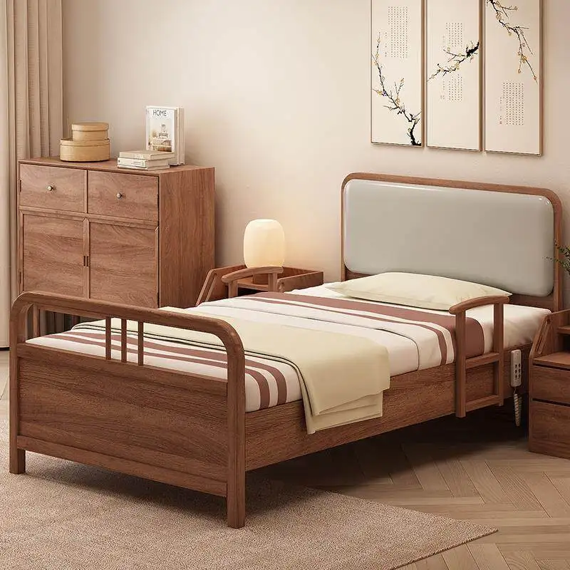 Elderly remote control bed senior-friendly lifting multi-function intelligent electric turning self-care bed that can