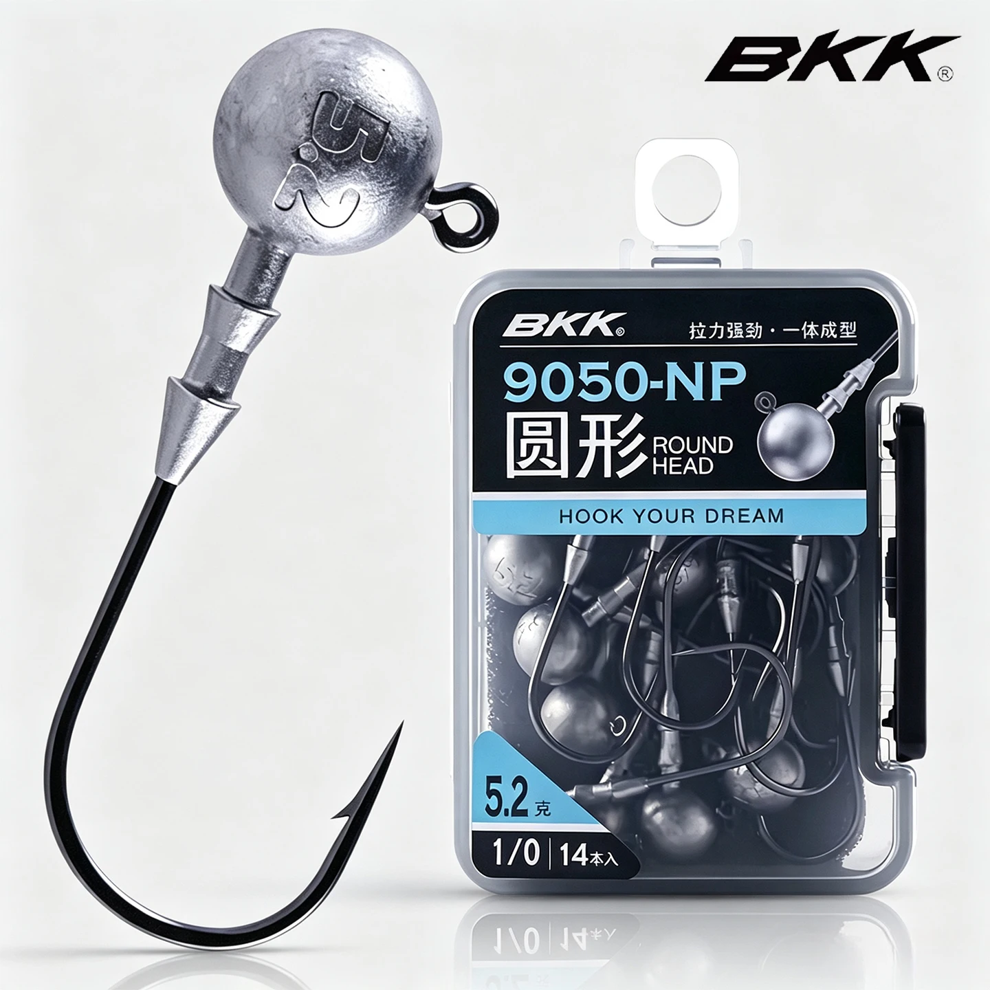 Fishing Hook Weedless - خطافات صيد BKK 9050-NP، خطافات رأس