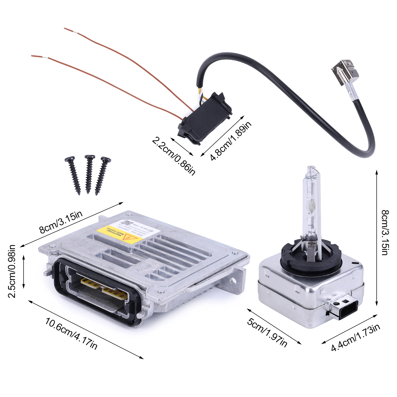 Xenon Headlight Ballast Unit Compatible for Enclave 2013-2017 Replaces 22840414