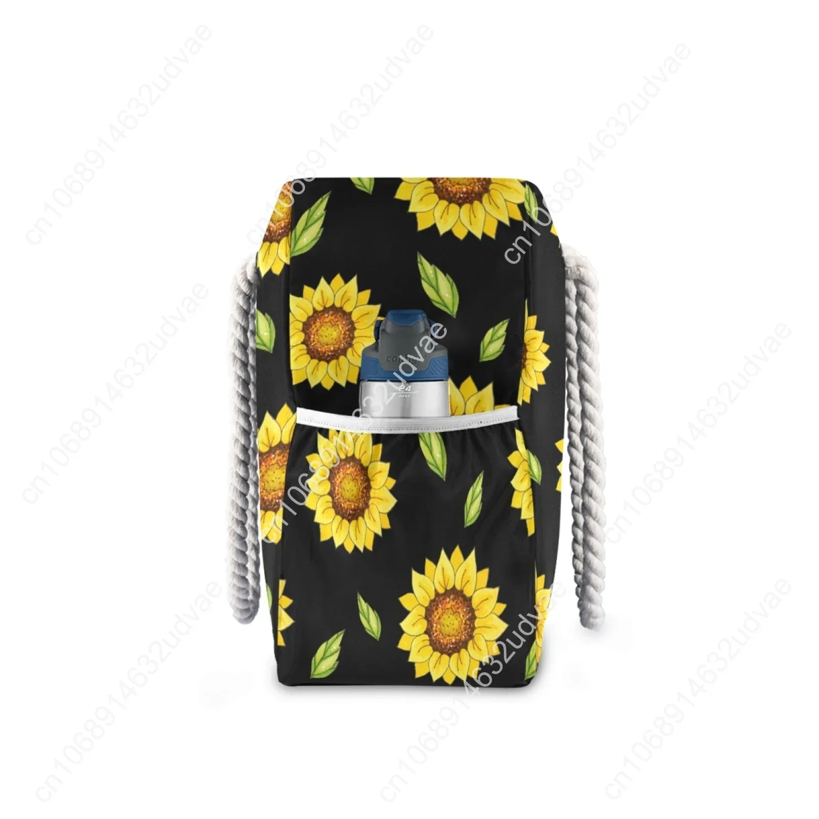 2021 Big Women Handbag Nylon Women Shoulder Bags Sunflower Printing Designer Women Messenger Bags Ladies Casual Tote Bags Beach