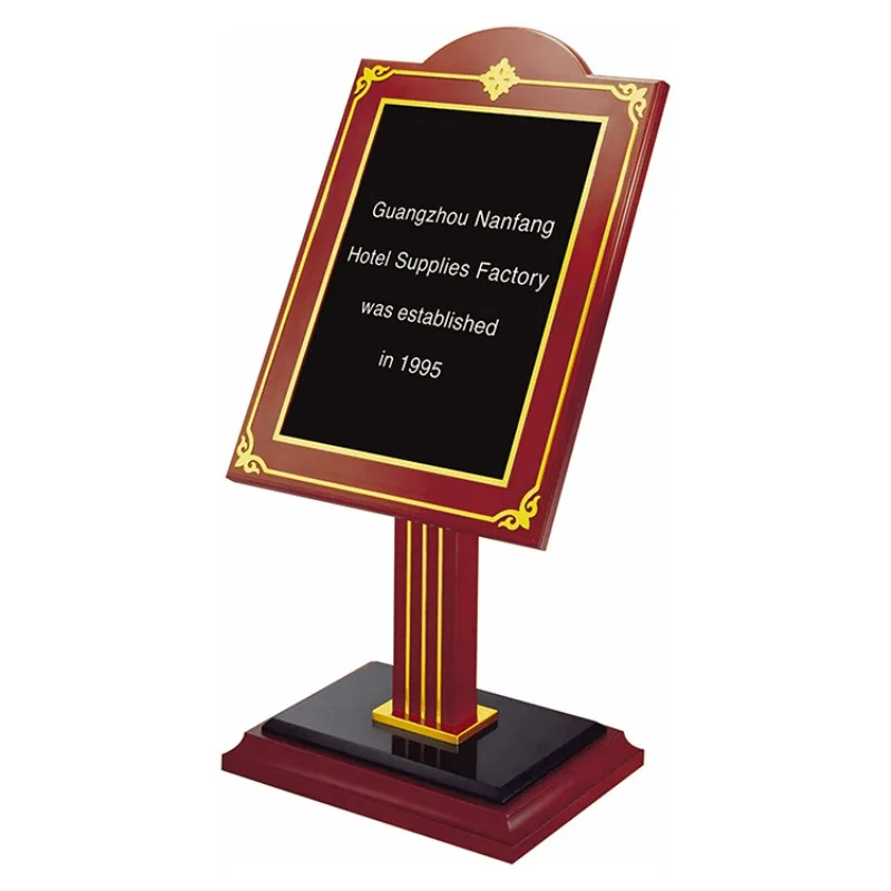 Mahogany Signage Lobby Signage Guide Board Billboard