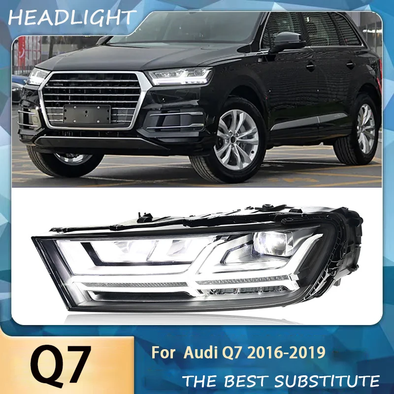 Car Styling Head Lamp For Audi Q7 LED Headlight 2016-2019 Front DRL Turn Signal Light Assembly Modified Automotive Accessories