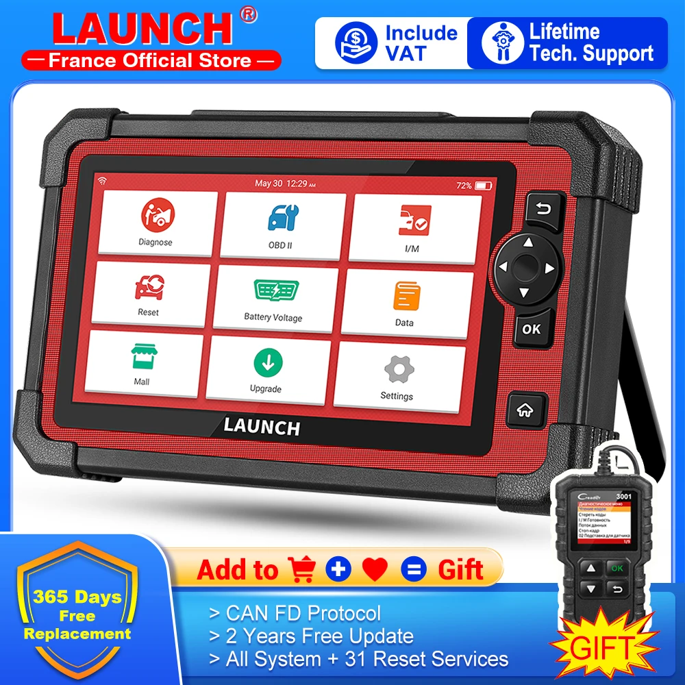 LAUNCH X431 CRP919E Elite OBD2 Scanner Bidirectional Scan Tool CANFD & DoIP with ECU Coding 31+ Service FCA Autoauth All System