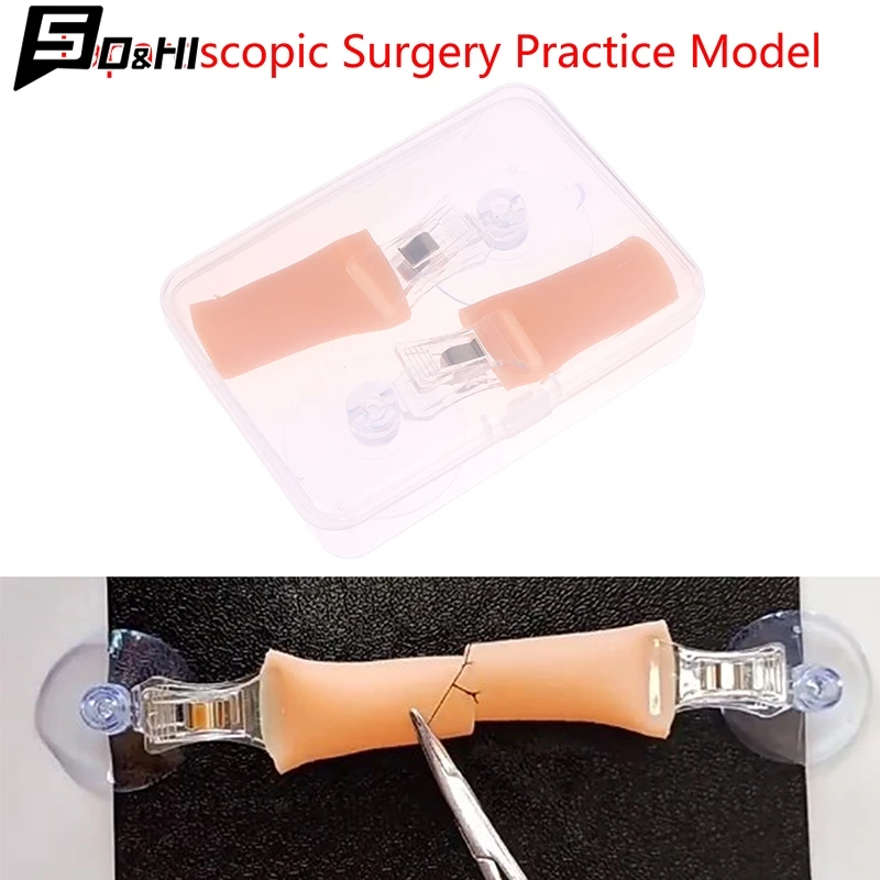 1Set Laparoscopic Surgery Simulation Intestinal Anastomosis Training Modules Intestine Bowel Suture Practice Model