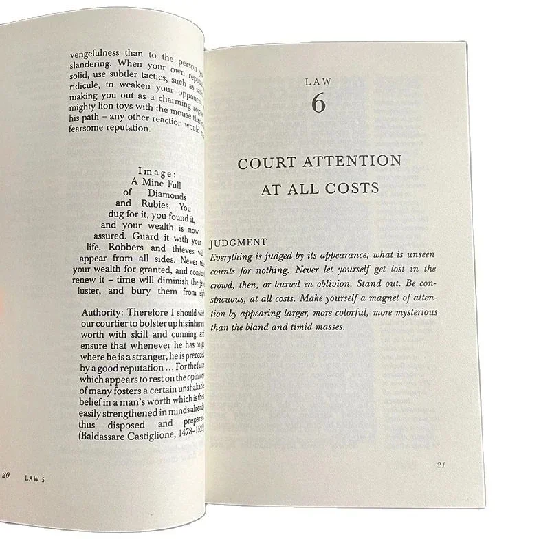 【تخفيضات ساخنة】قانونًا موجزةًا 48 كتابًا باللغة الإنجليزية بقلم روبرت جرين القيادة السياسية والفلسفة السياسية وكتب التحفيز