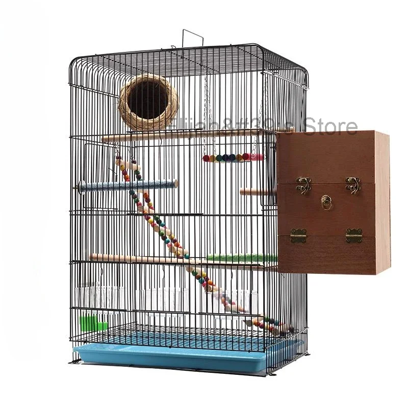 Quail Bird Cage Canary Parakeet Protector Bird Cage Metal Laying Hens Hamster Canary Parrot Jaula Decorativa Outdoor Pet House