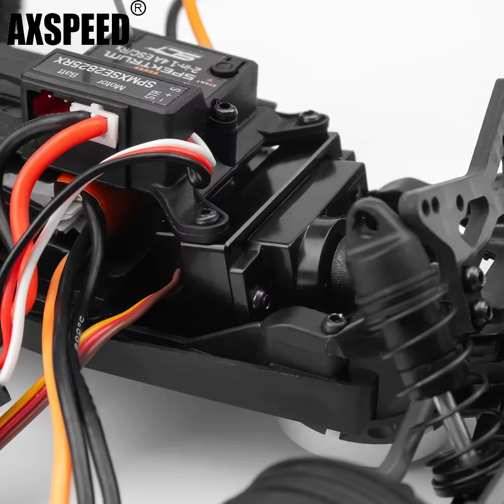 AXSPEED Metal Servo Mount Holder Servo Fixed Bracket for 1/24 Micro-B 2WD Mini-B RC Car Upgrade Parts