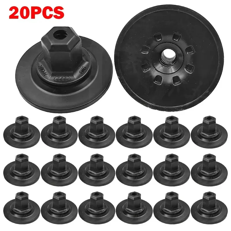 20pcs Car Self Tapping Screws Seat Nut Cap Fasteners Plastic Self Tapping Screw Holder Cushion Car Interior Accessories For Audi