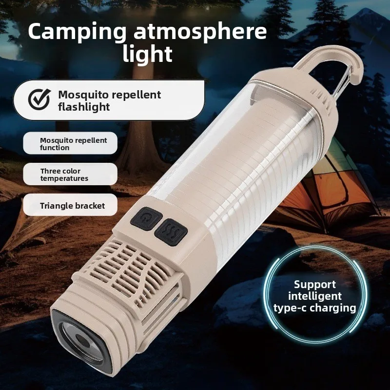 Magnetic LED Work Light with Dual Hooks: Foldable, Rotatable, COB Flashlight, Rechargeable, Long-Lasting Outdoor Emergency Lamp