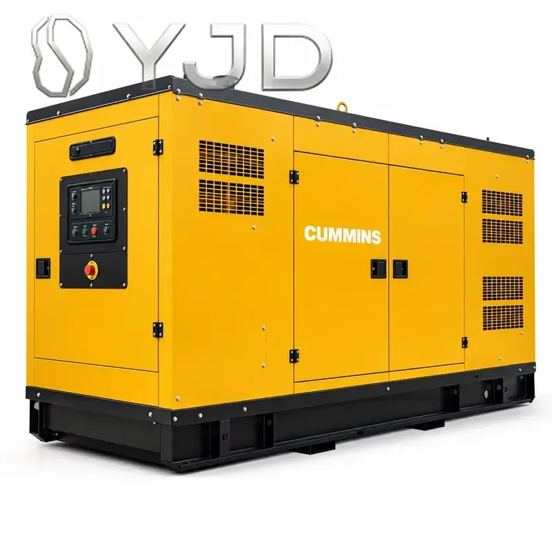 Enclosed Silent Genset Engine 100kVA 125kVA 150kVA Soundproof Type Generator Set with ATS Panel Industrial Use