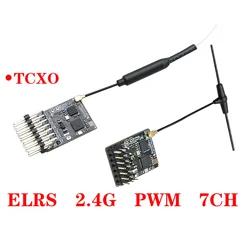 BeyondFPV ELRS 2.4G PWM 7CH CRSF Receiver 2400RX - RC PWM/CRSF Protocol for FPV Drone Fixed Wing Car Boat 1/2PCS
