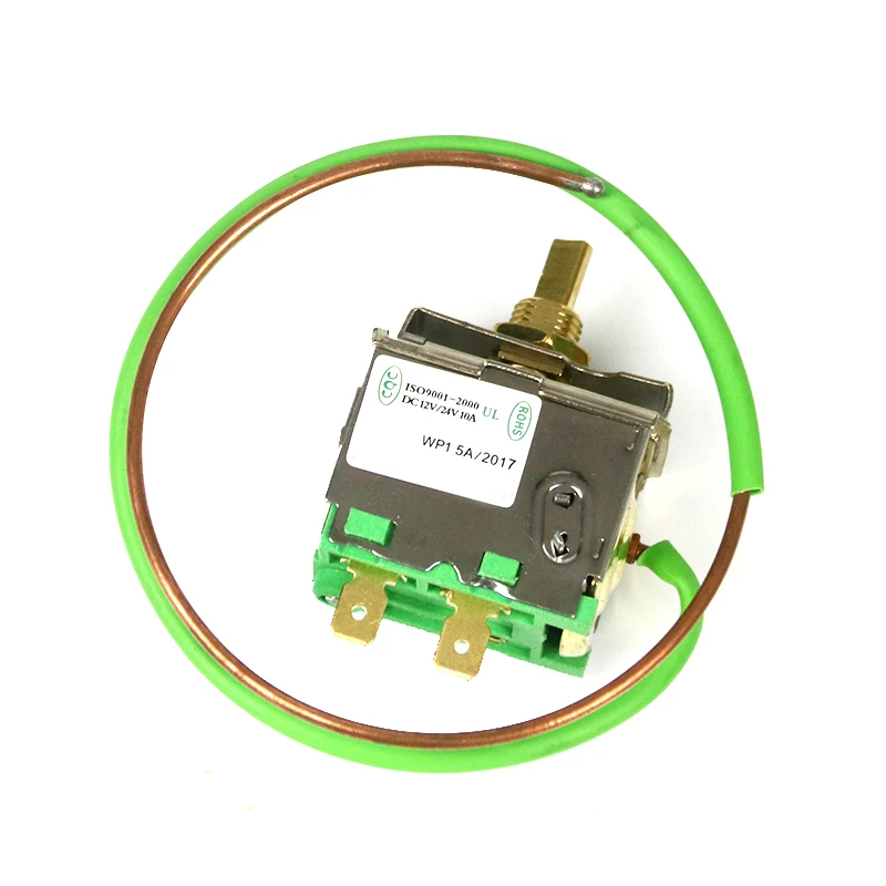 High Quality 12V24V Universal Thermostat Rotary Switch With Capillary Tube for Air Conditioner Evaporator Temperature Controller