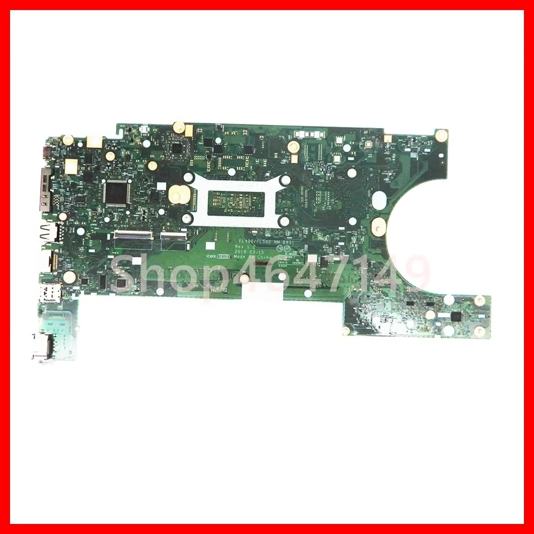 NM-B931 UMA Notebook Mainboard For Lenovo ThinkPad L490 L590 Laptop Motherboard with i3 i5 i7-8th Gen Gen CPU 100% Tested OK