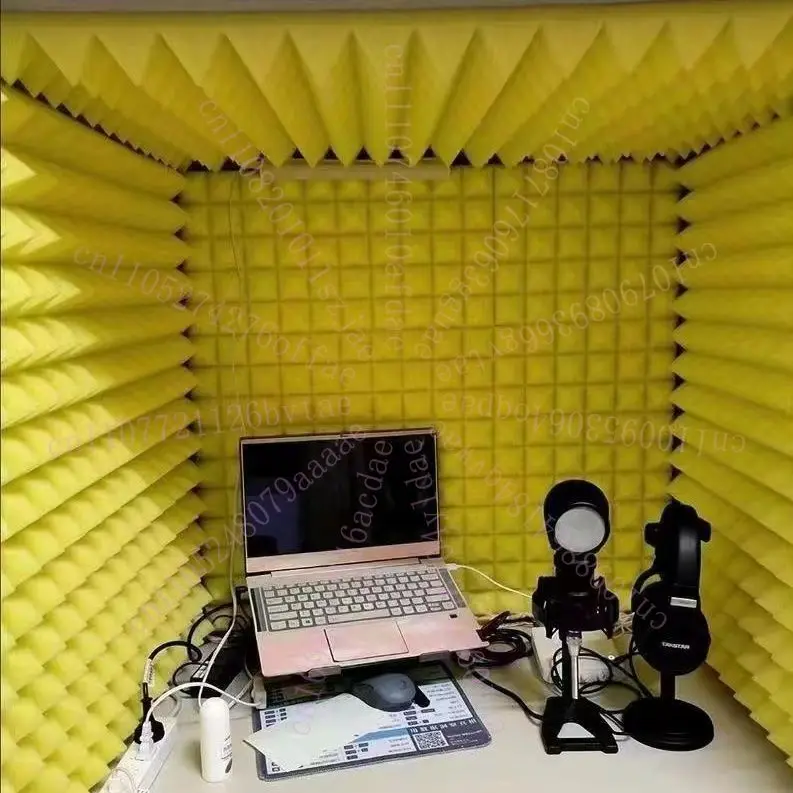 

Simple Desktop Studio Noise Reduction Office Home Desktop Reading Sound Insulation Cover Can Be Moved