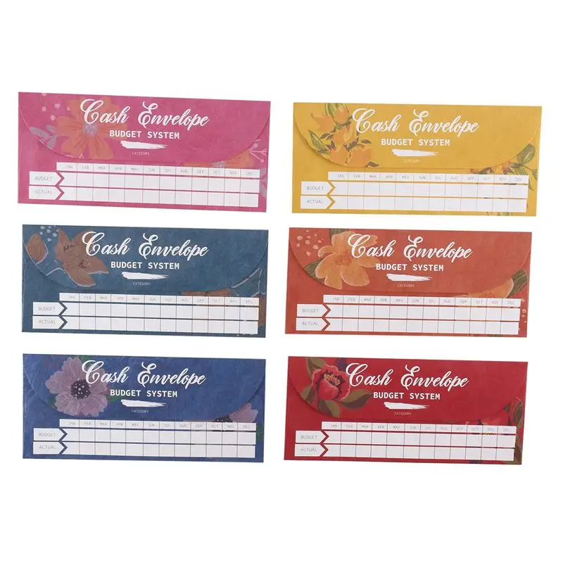 Ingenious-1Set Cash Budget Envelopes Waterproof Money Envelopes Paper Envelopes For Cash Budgeting Plus Expense Tracking Budget