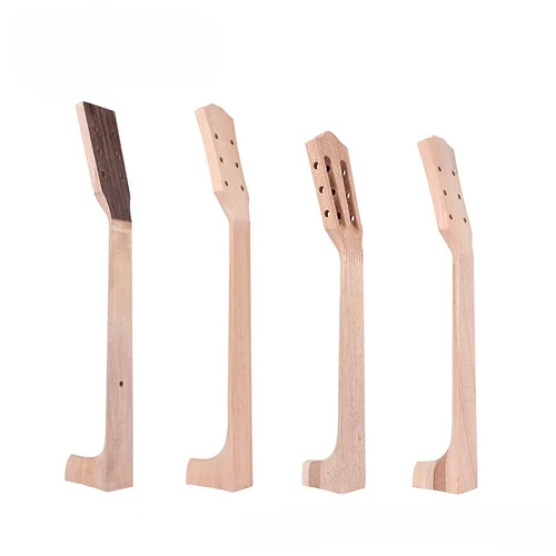 Imagen 1 del producto Mango de guitarra acústica de 38/41 pulgadas, Material de guitarra de cuero pegada en rosa, mango clásico plano, 1 Uds.