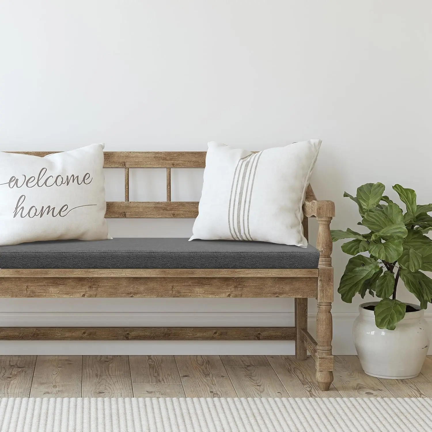 Custom Long Bench Cushions Chair Seat Sofa Pillow Bay Window Cushion Indoor Outdoor Cushion for Garden Bench Seat Swing Backseat