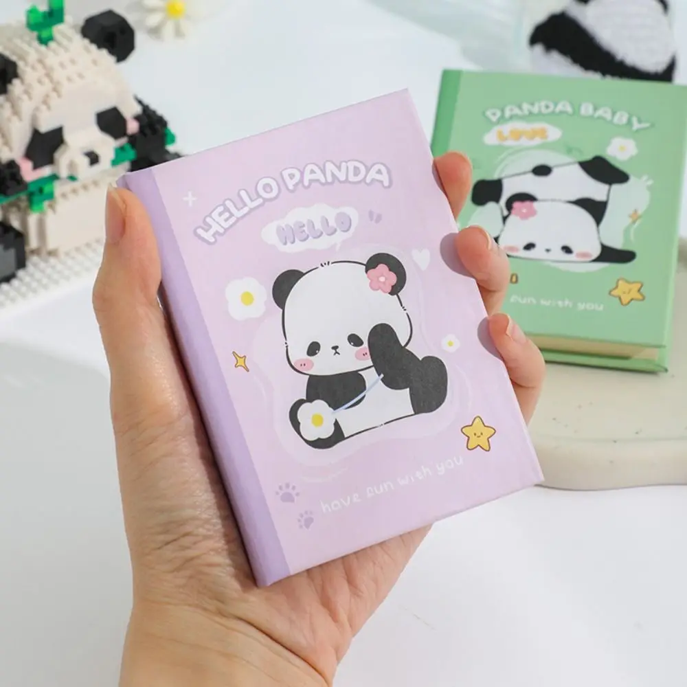 A7 Pocket Type Mini Notebook Panda Pattern Writing Book Portable Notepad Office Bookkeeping