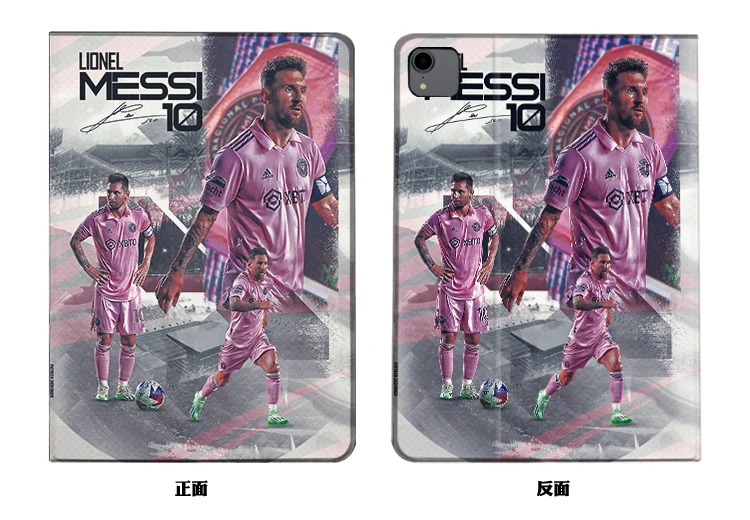 Imagem -06 - Futebol Superstar M-messi para Ipad Capa de Silicone de Luxo para Ipad 10.2 7th 8th Air Mini Pro11