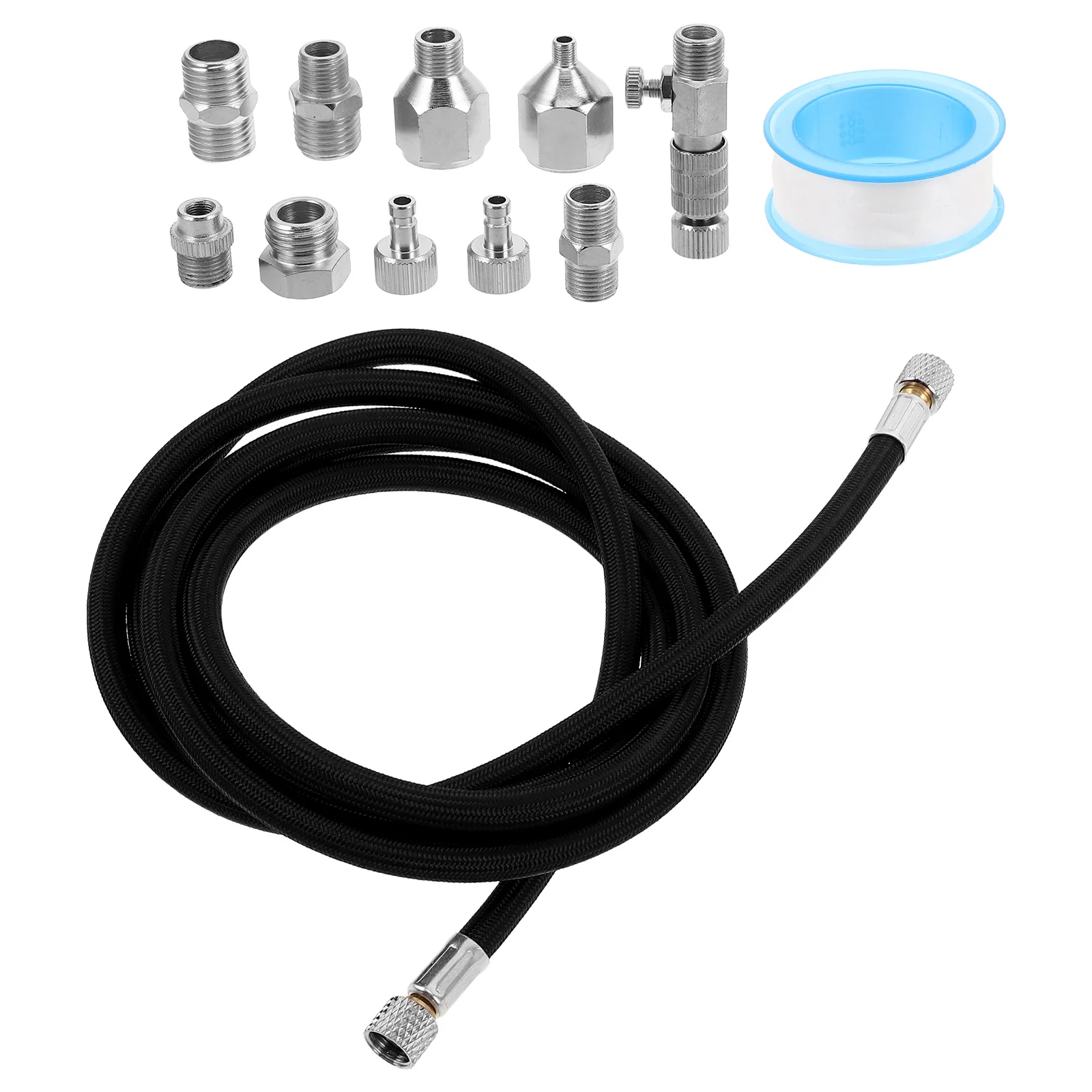 

1 set 1 Set Quick Connect Fittings Compressor Adapter Spray Gun Hose Connector For Painting Tools Durable Compact