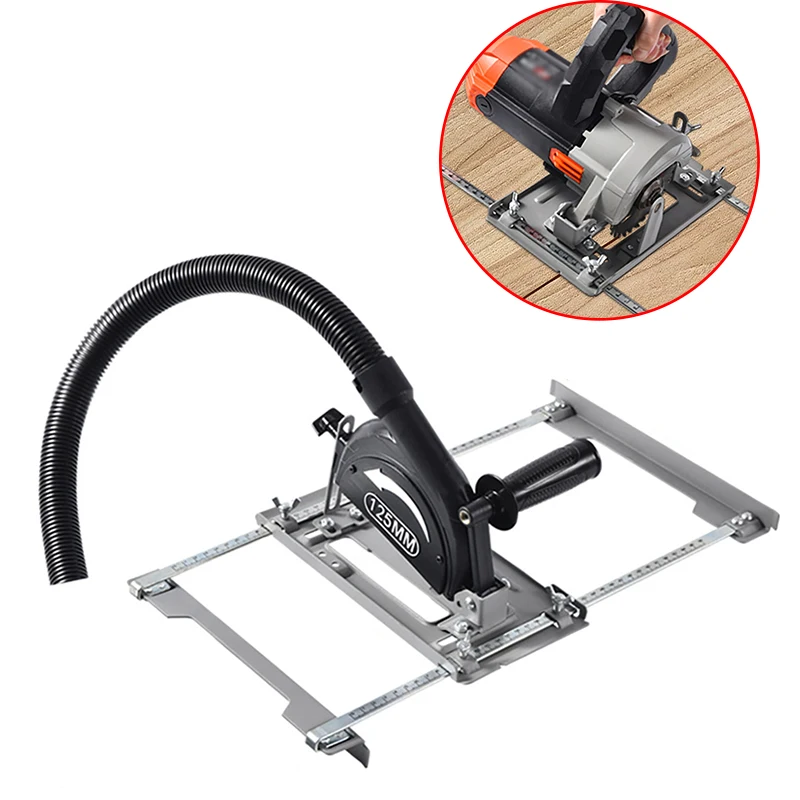 

0-32cm Angle Grinder / Electricity Circular Saw Edge Guide Positioning Cutting Board Tool Milling Groove Bracket for Woodworking