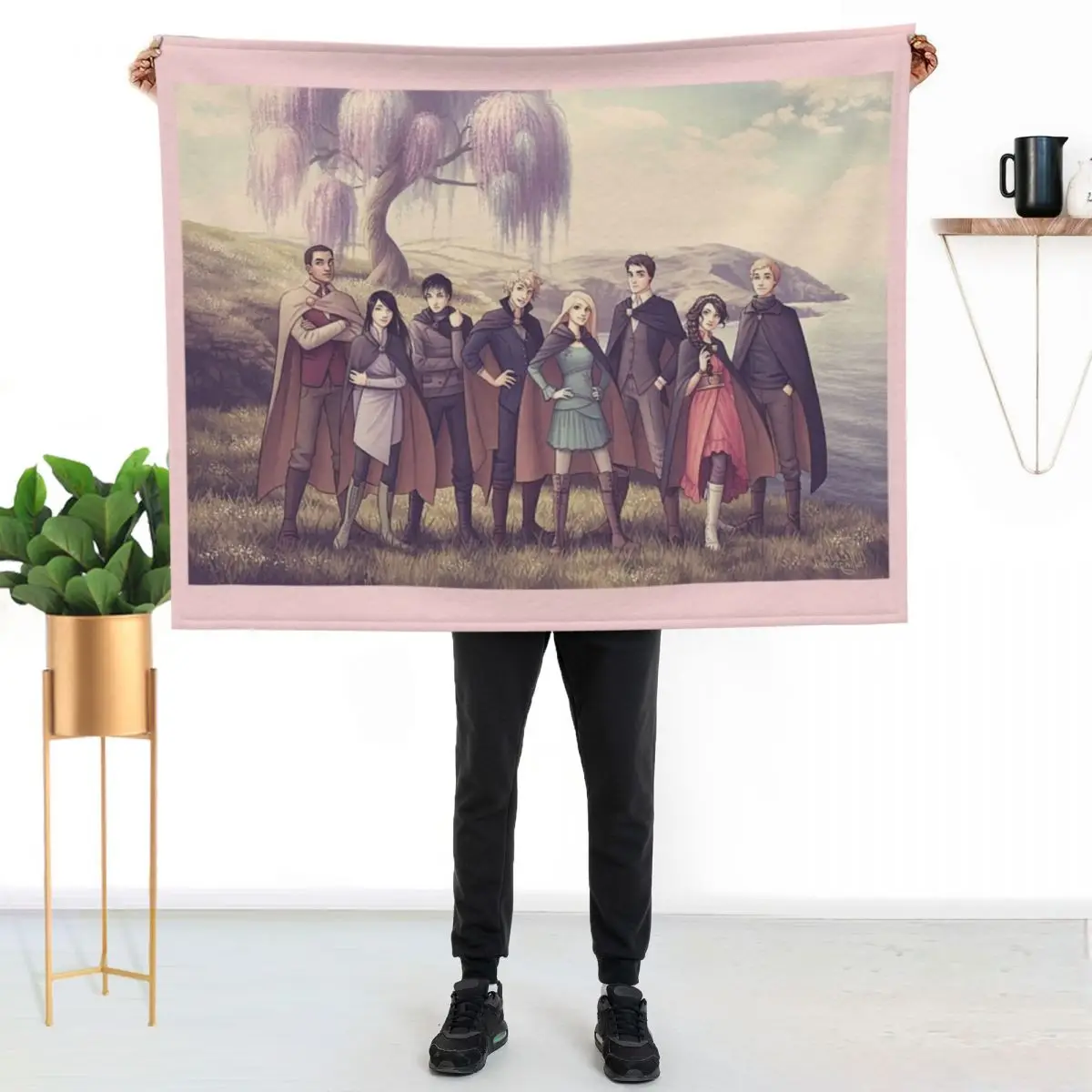 keeper of the lost cities character Throw Blanket Furrys Sofa Throw decorative Picnic Luxury Designer Blankets