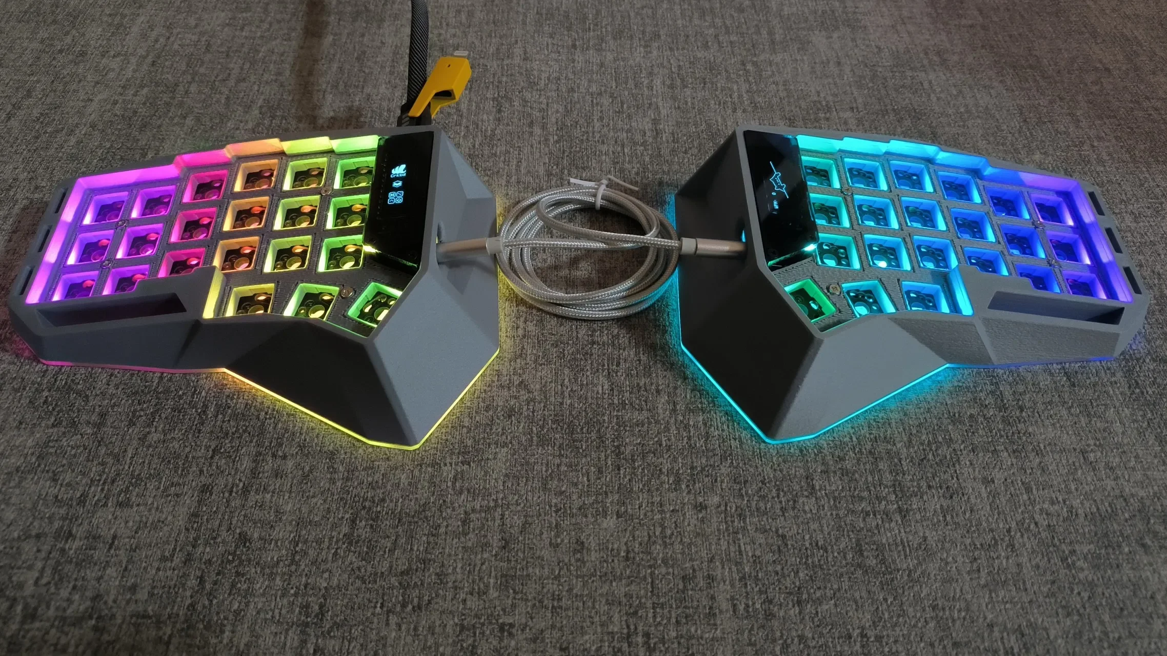 Casing crkbd keyboard split Corne cetak 3D saja