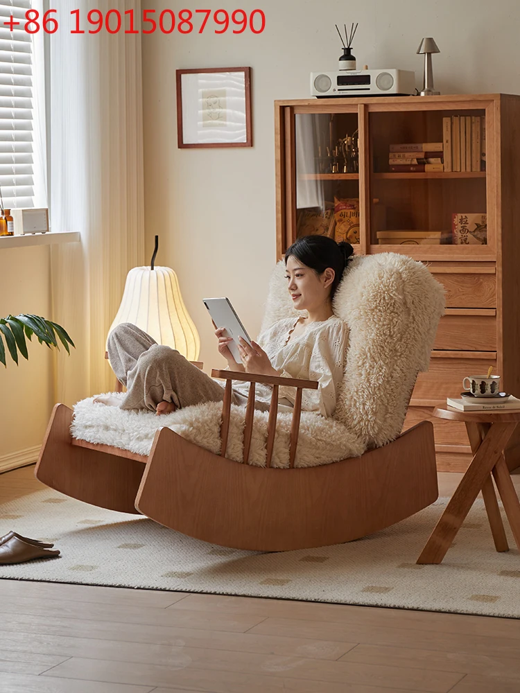 

Одноместное кресло-качалка для гостиной, дома, балкона. Креативное кресло для отдыха, ленивое кресло-реклайнер.