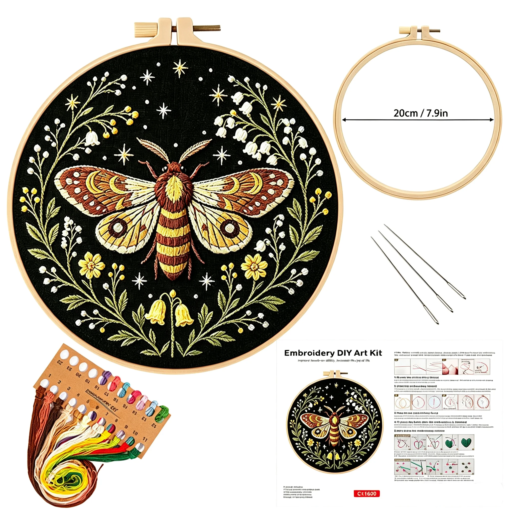 Kit Regalo Ricamo Floreale con - Embroidery Lady Bug recensione e prezzo