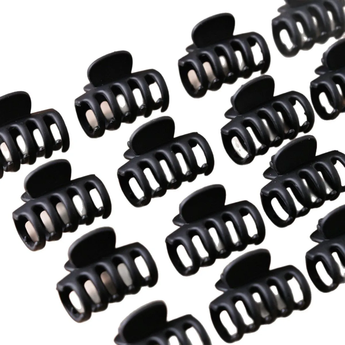 10 قطعة مشبك شعر القرش الأسود البلوري مشبك شعر للنساء فتاة بسيطة بلون الشعر الجانب بانج كليب دبوس الشعر باريت أغطية الرأس #5