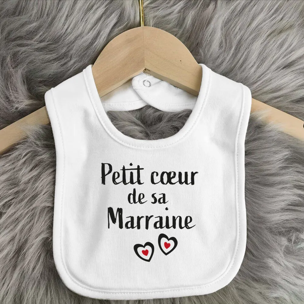 I Have A Crazy Godmother France Cute Baby Outfit Bibs Boys Girls Cotton Bib Print Saliva Towel Infant Outfits Bib Best Gift