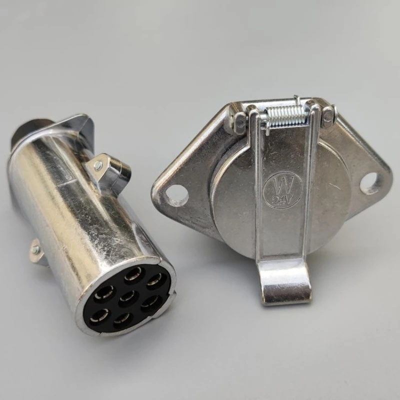 Euro 7 Power Signal Transmission Trailer Plug Socket Connector, Car Accessories Gasket
