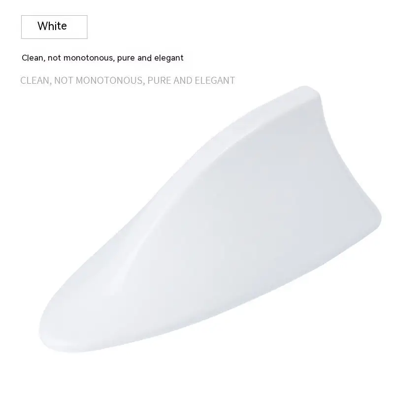 GPRTKULE FM auto vin antenne met lak, FM signaal radio antenne, Styling Teof Decor/Fit for Escort, zilver (rood