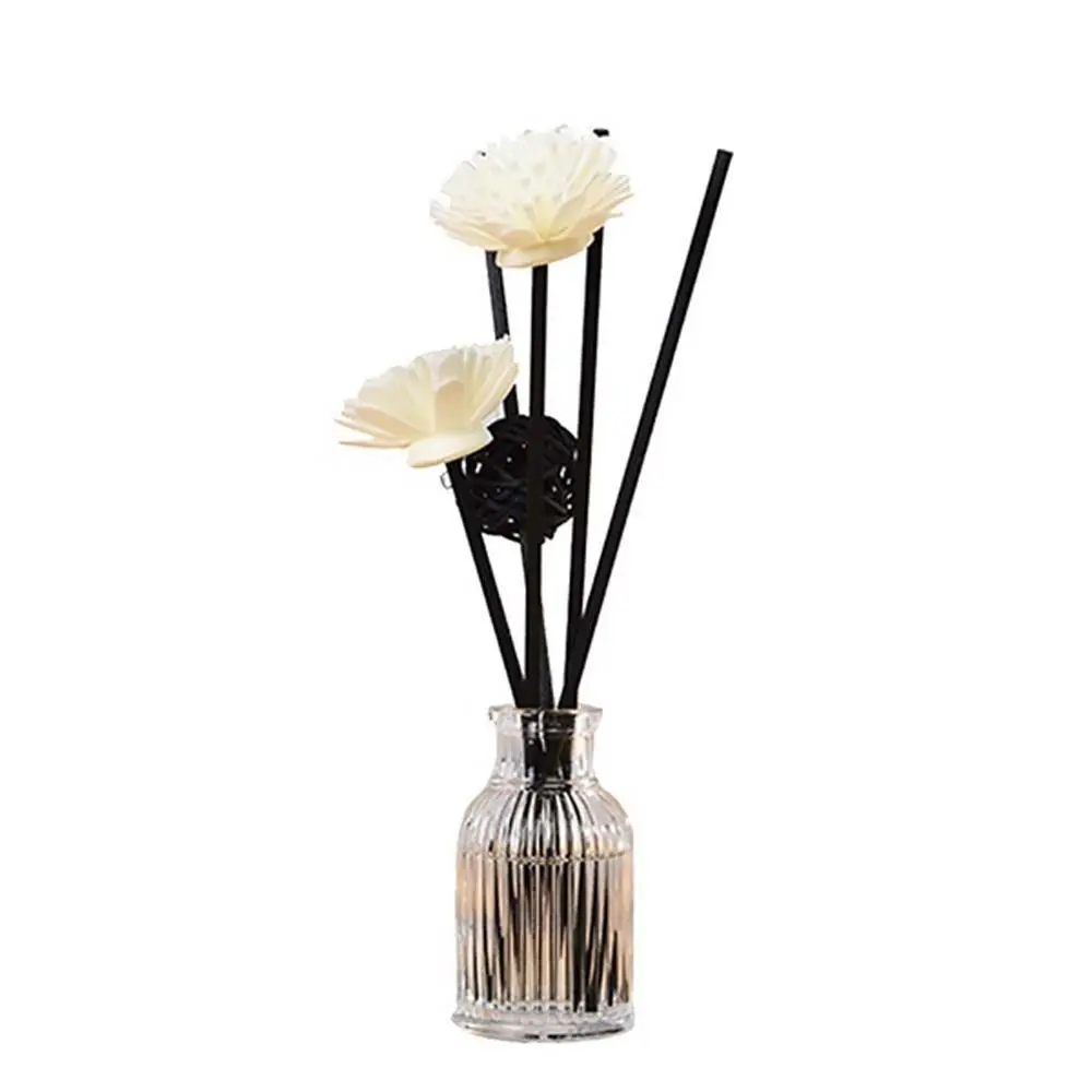 20cm 3mm Black Handmade Rattan Home Decor Aromatherapy Replacement Fiber Diffuser Sticks