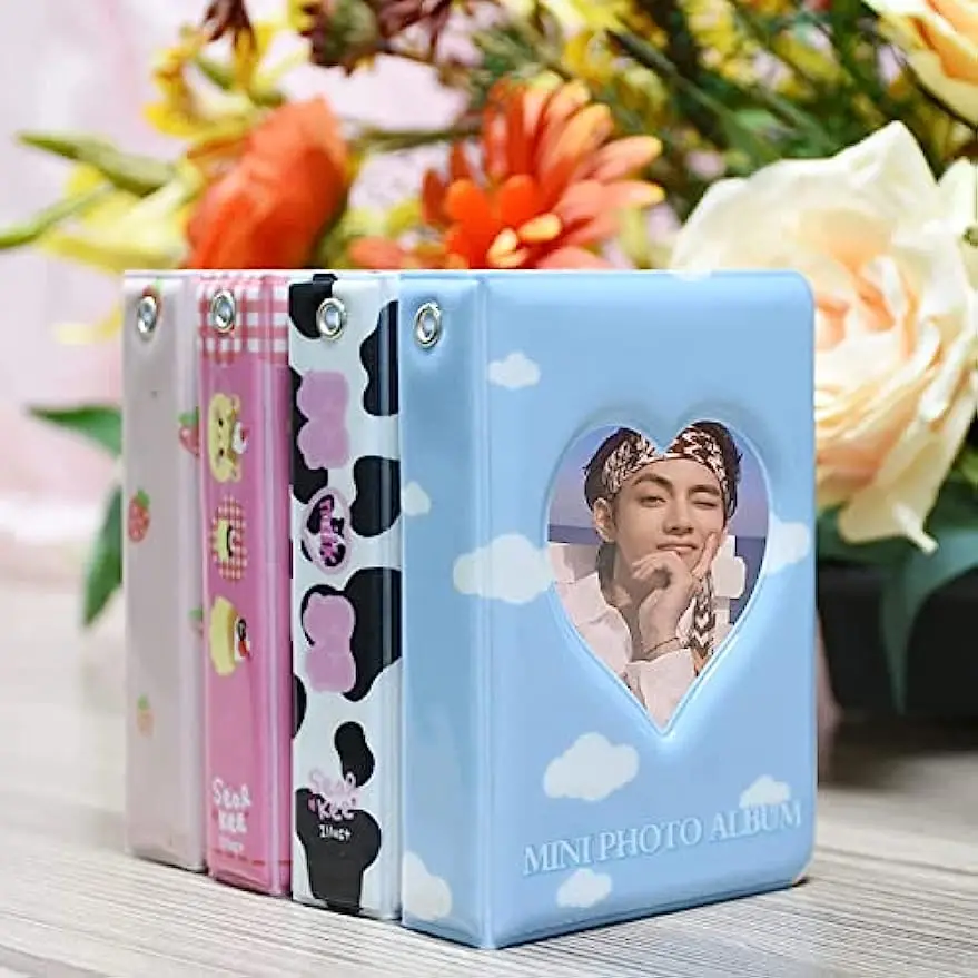 3 Inch Mini Photo Album for Fujifilm Instax Camera 40 Pocket Kpop Photocard Binder Love Heart Polaroid Album instax mini 70