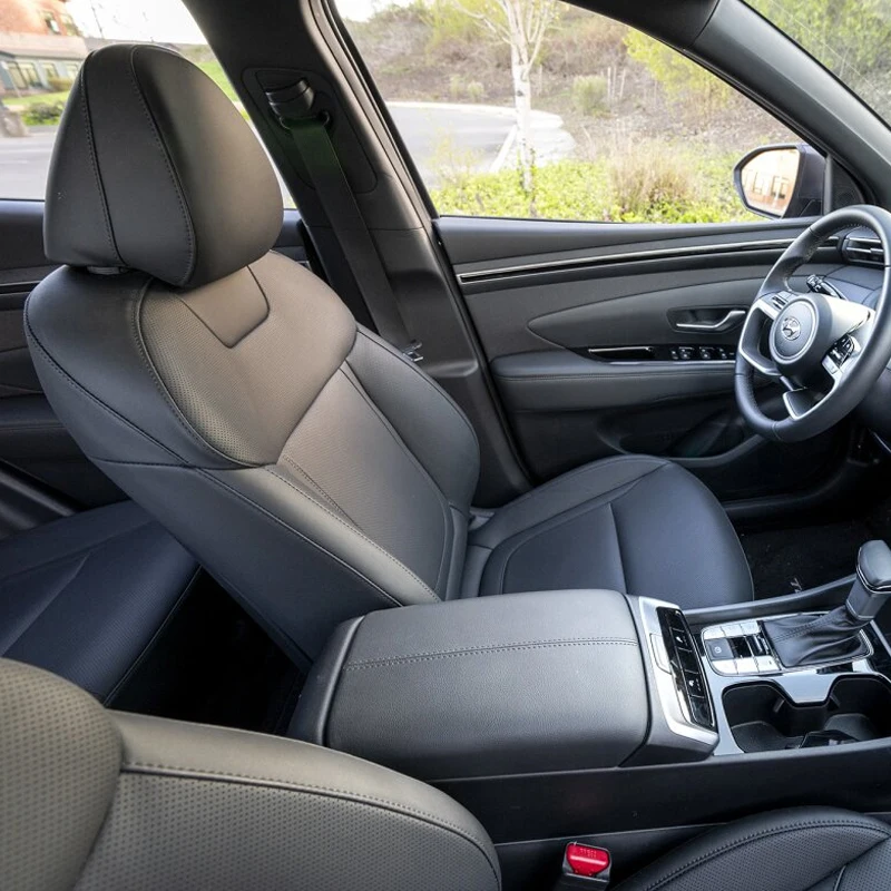 

2025 автомобильные аксессуары на заказ, кожаные чехлы на сиденья для Hyundai Tucson Santa Elantra Palisade Venue Sonata Genesis, 4 сиденья, 5 мест